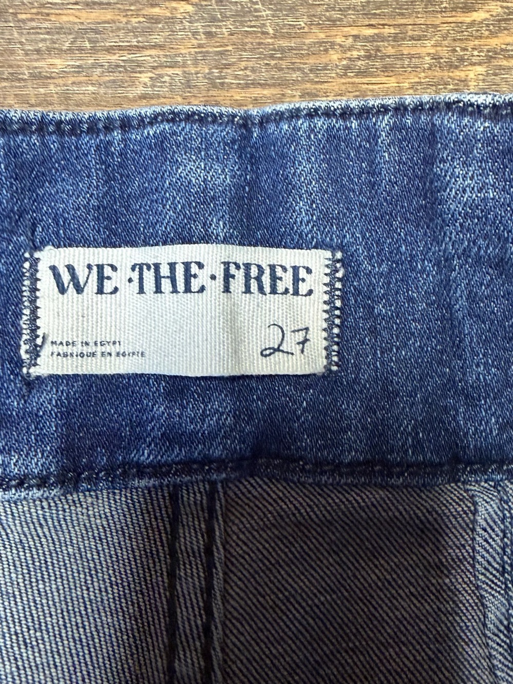 Free People We the Free Jayde Flare Ultra High Rise Jeans Womens 27x31 Boho - Picture 4 of 12